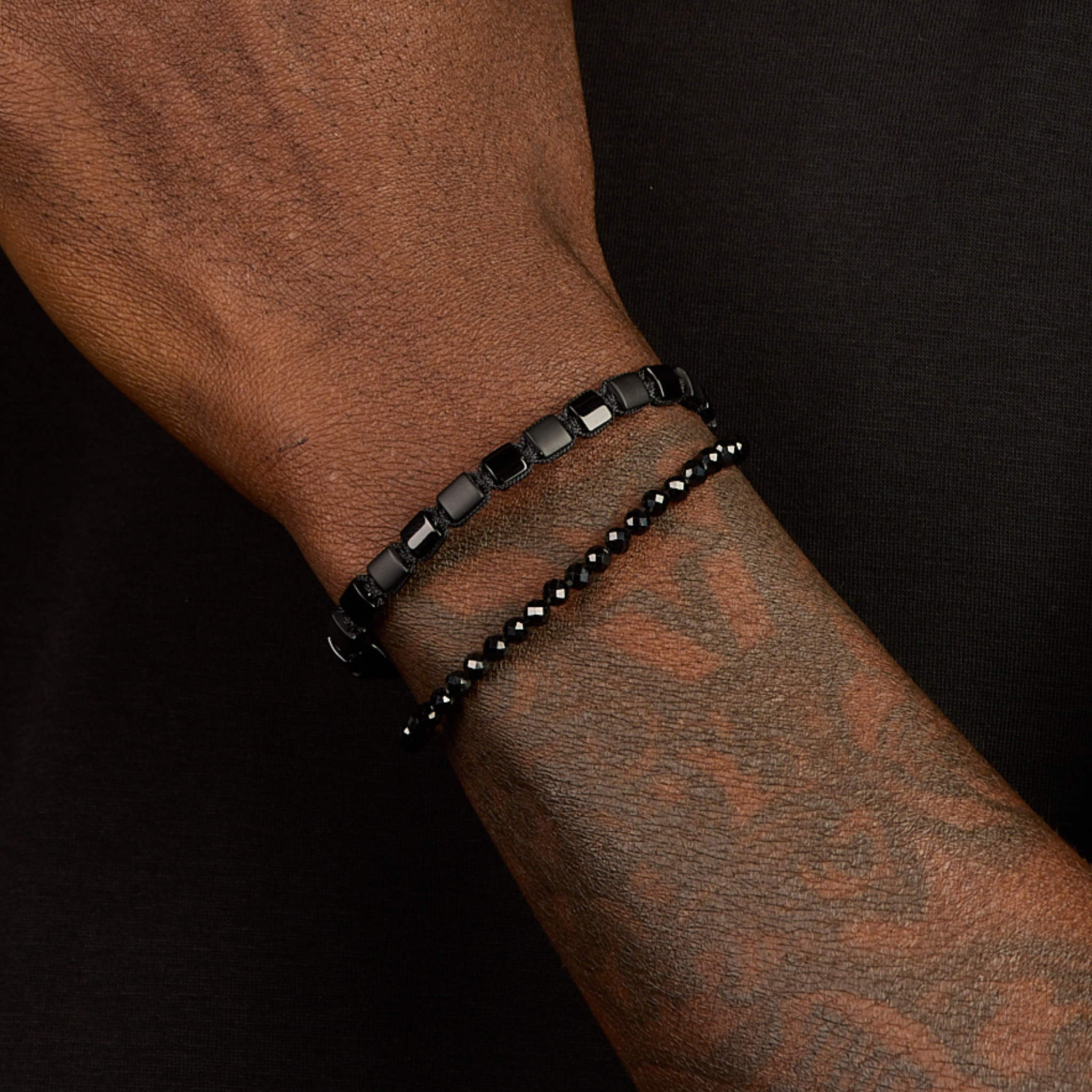 007 Bracelet Stack, Rhodium/Sterling Silver MANSSION