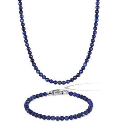Blue Lapis 4mm Set