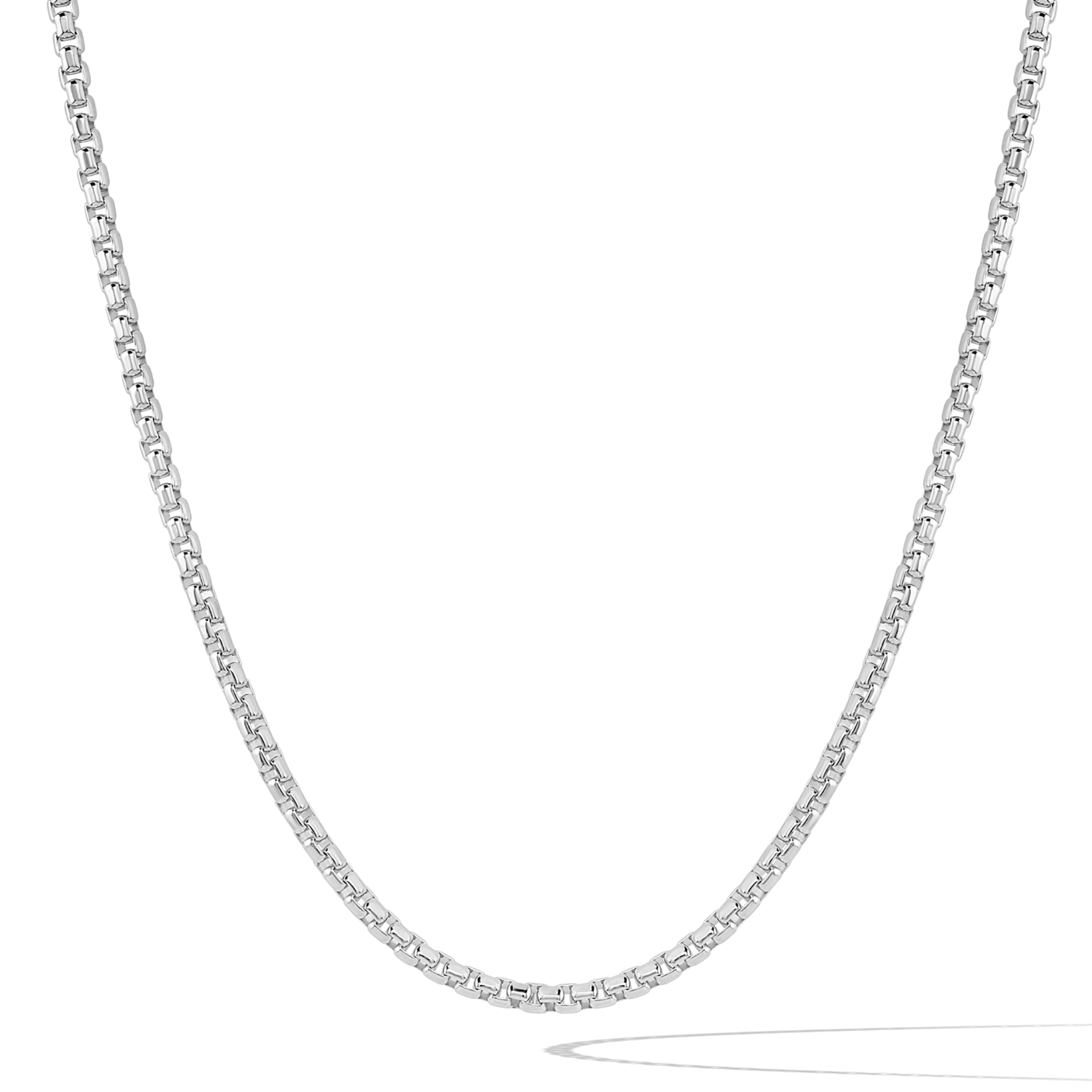 Box Chain, Sterling Silver (2mm) MANSSION1