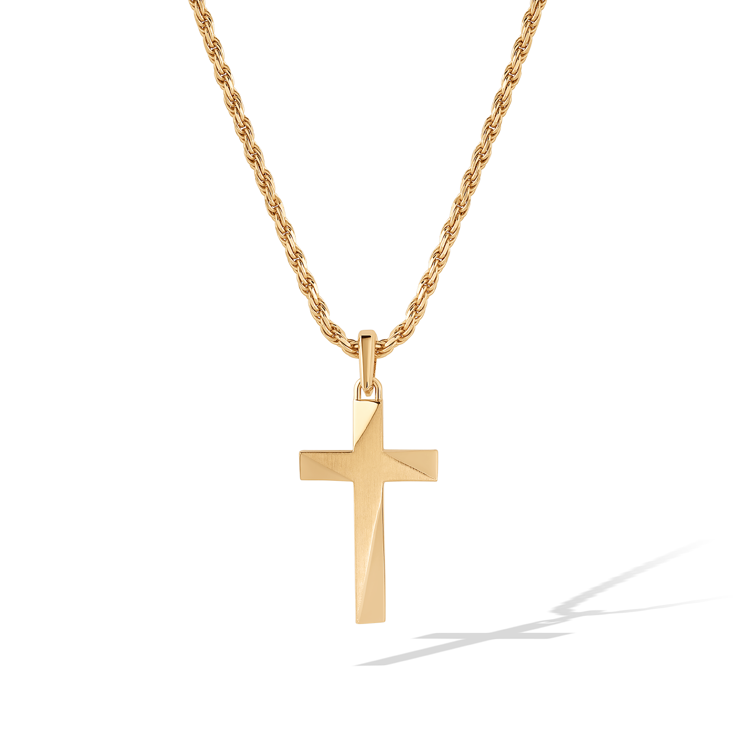Necklace cross pendant gold deals