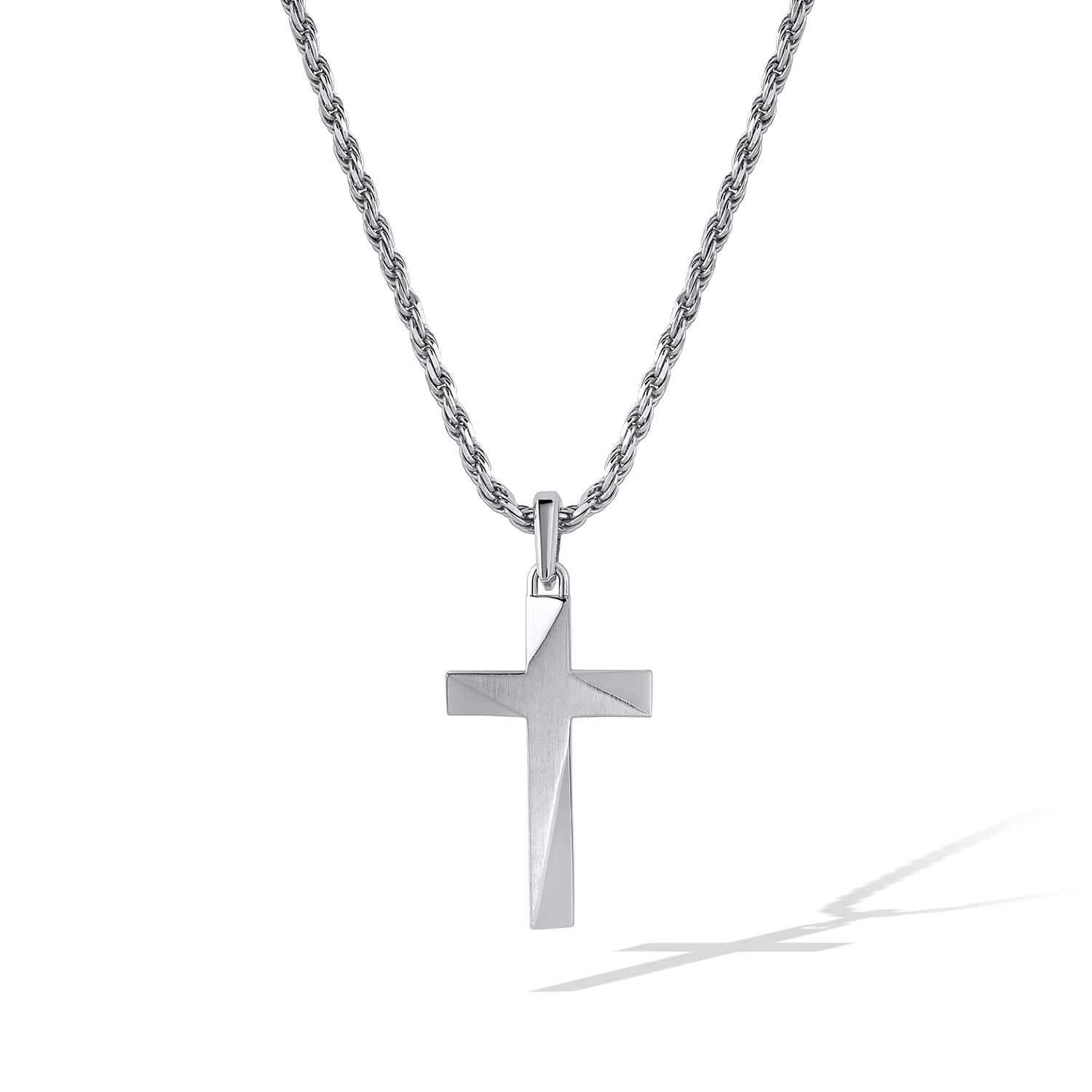 Sterling silver crosses for men deals