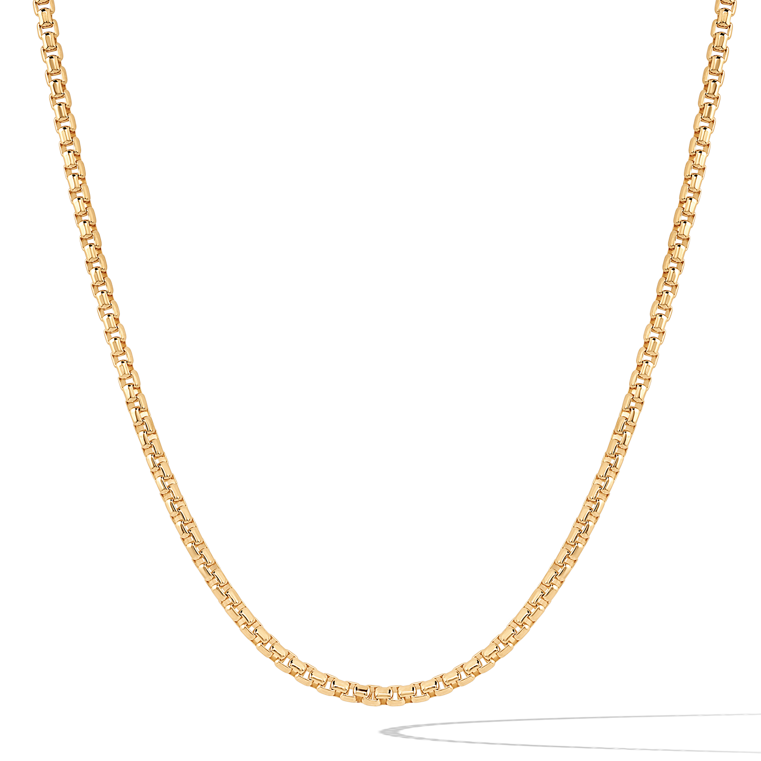 Box Chain Gold Vermeil 2mm MANSSION