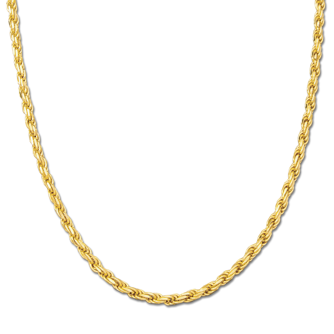 MANSSION - 18K Gold Rope Chain - 4mm | Oxford Collection | MANSSION 20 in.