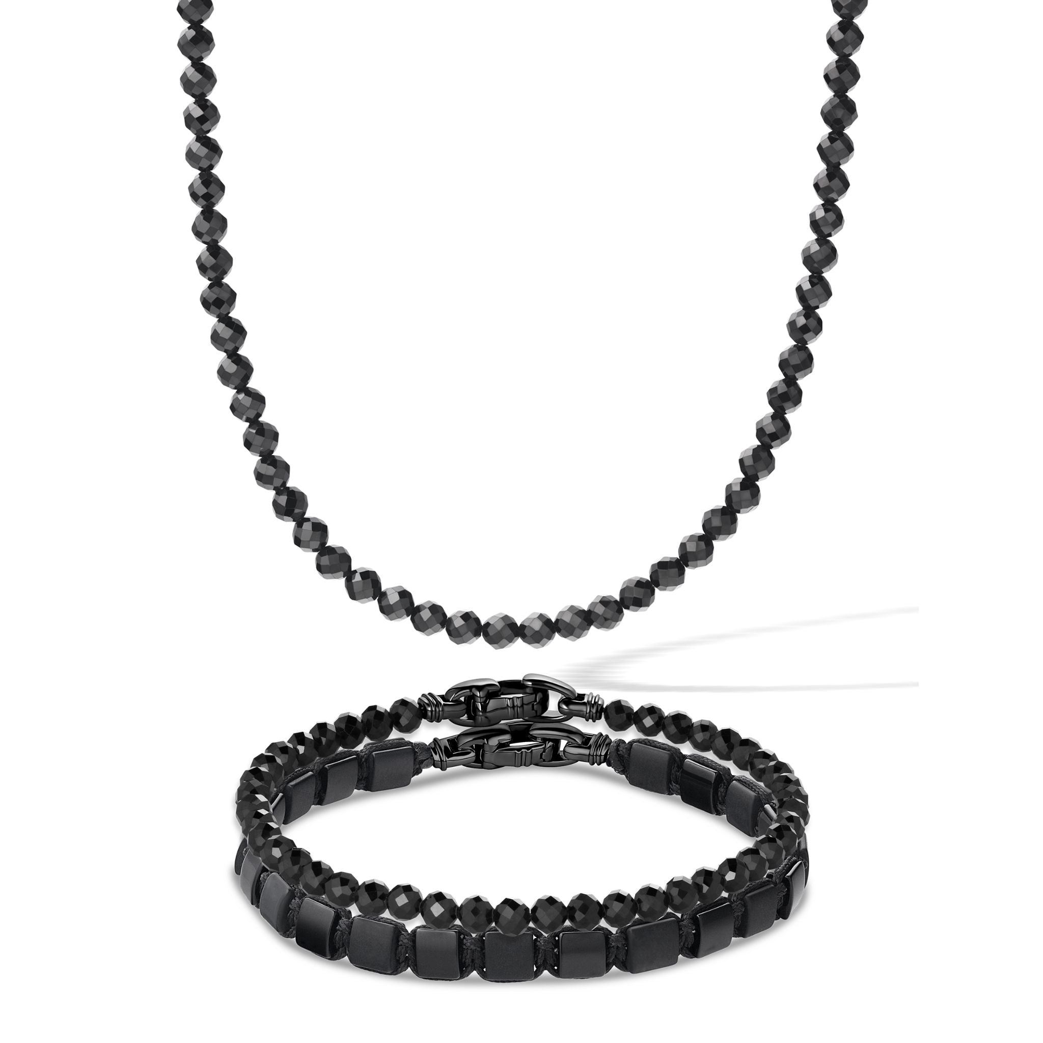 Faceted Onyx Nipsey Set | MANSSION