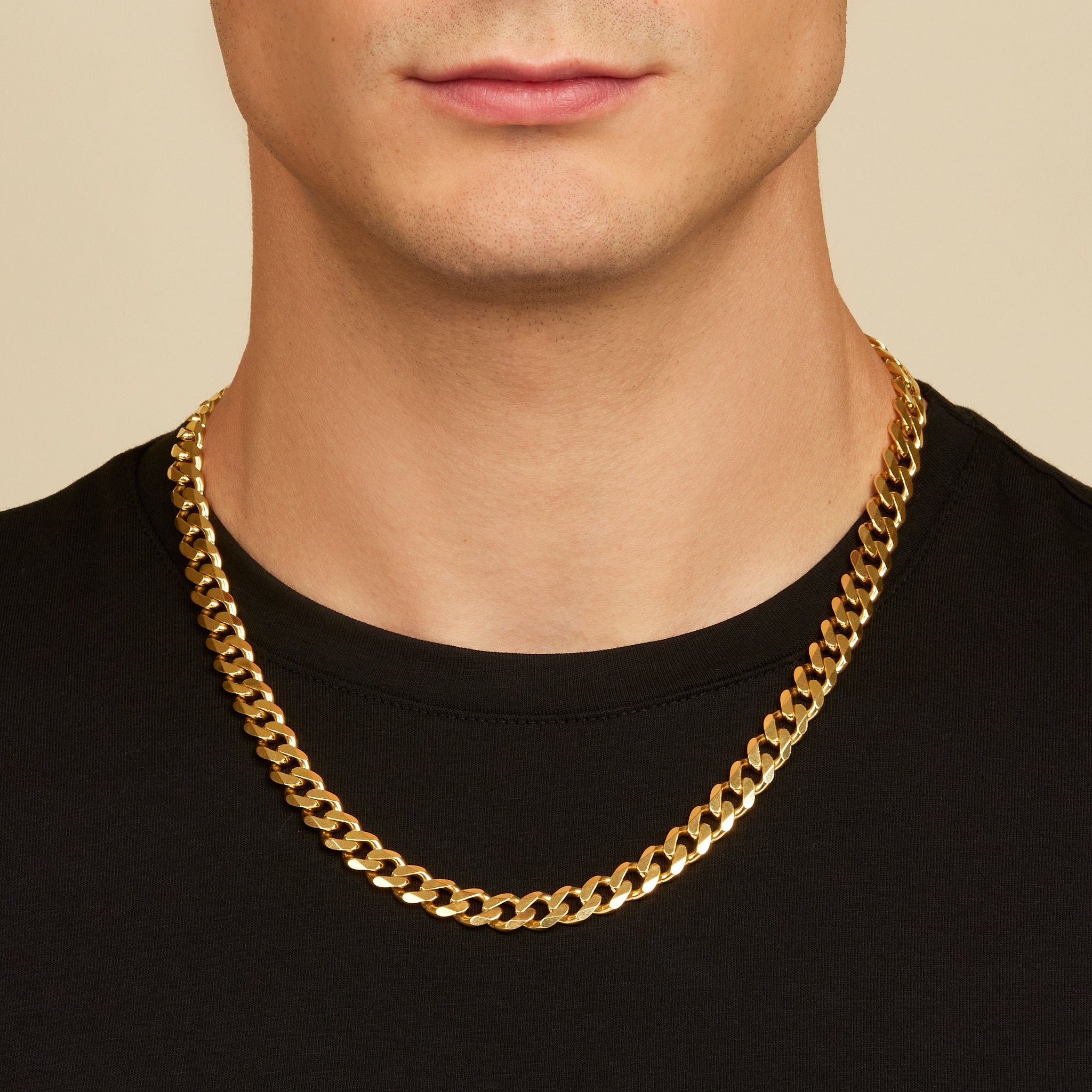 MANSSION outlets 18k Gold Cuban Chain