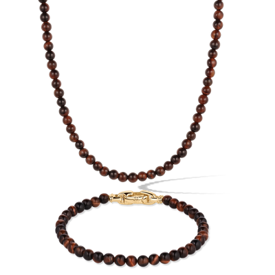 Red Tiger Eye 4mm Set