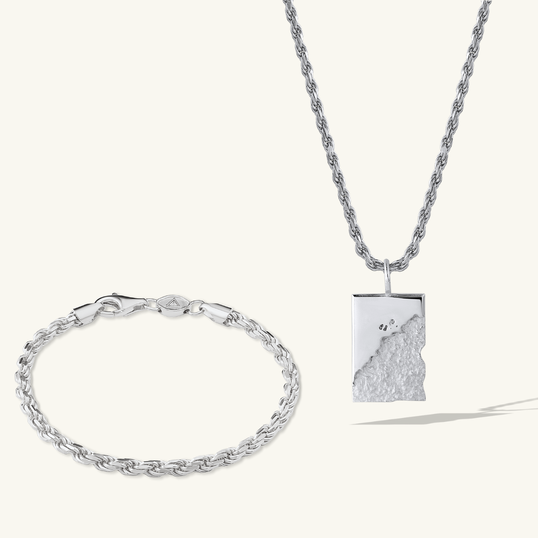 Petra Necklace + Rope Bracelet