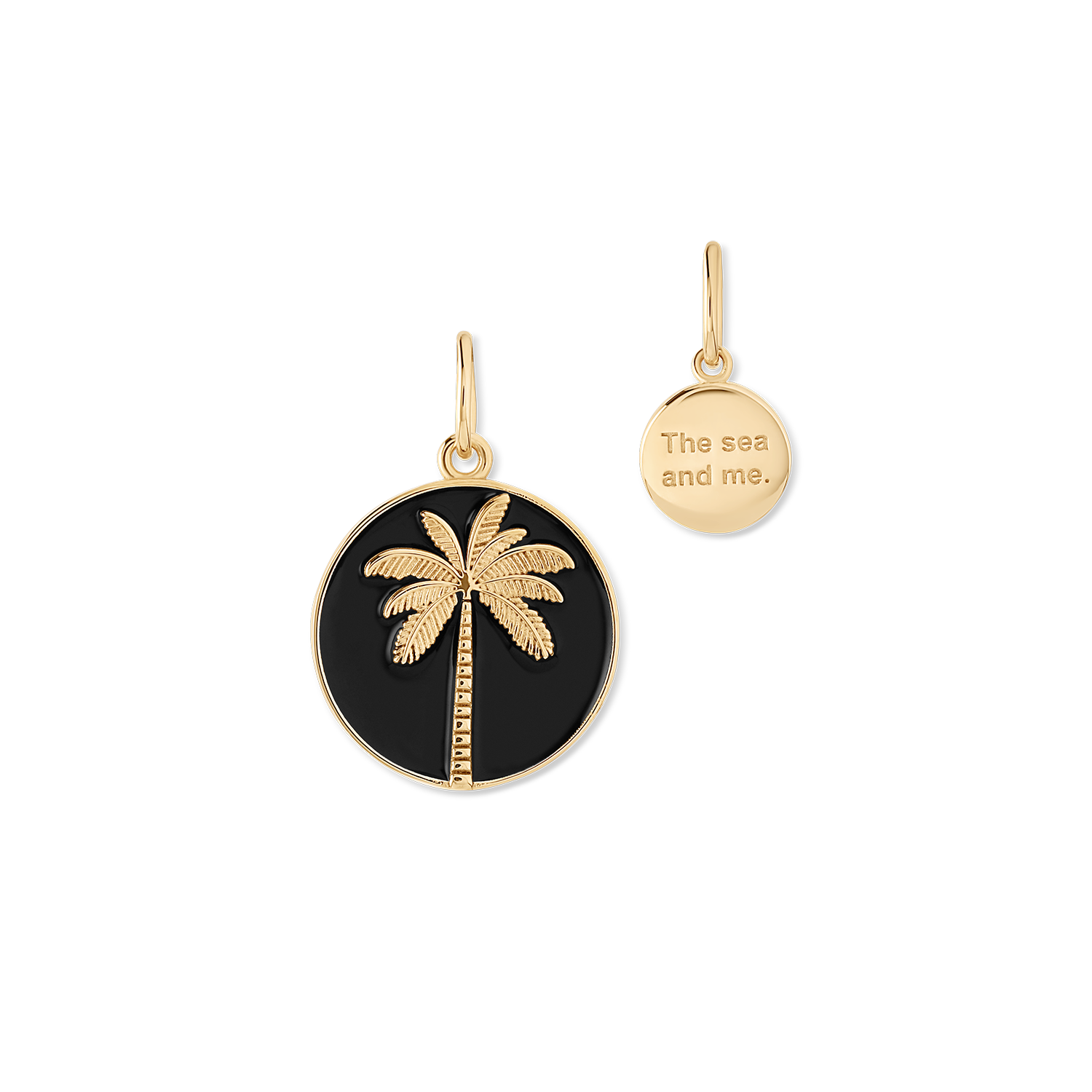 日本未発売【 MANSSION】COASTLINEネックレス Coastline Pendant (Gold/Black) | Men's Necklaces | MANSSION