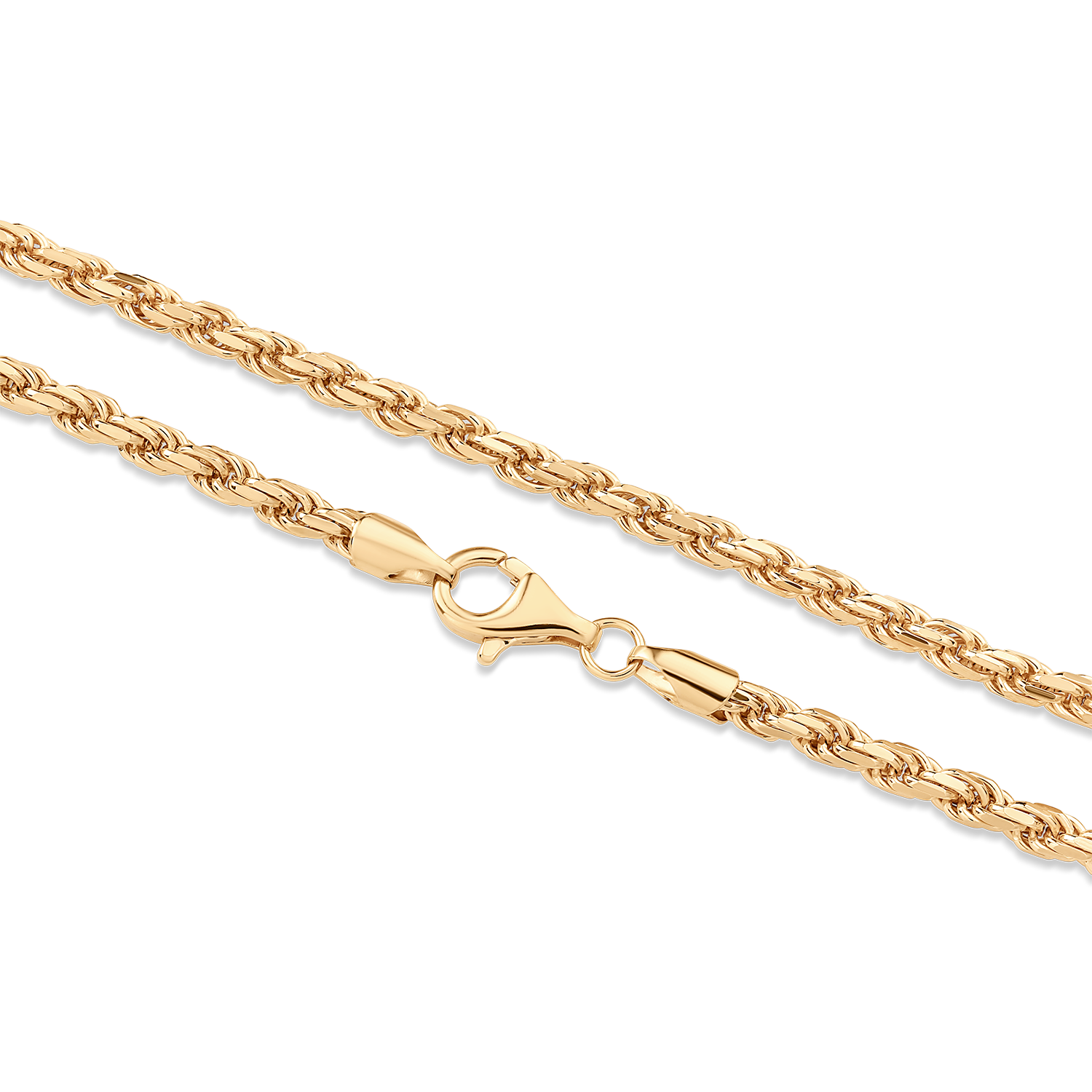 14K Gold 2.5mm Rope Chain, 18