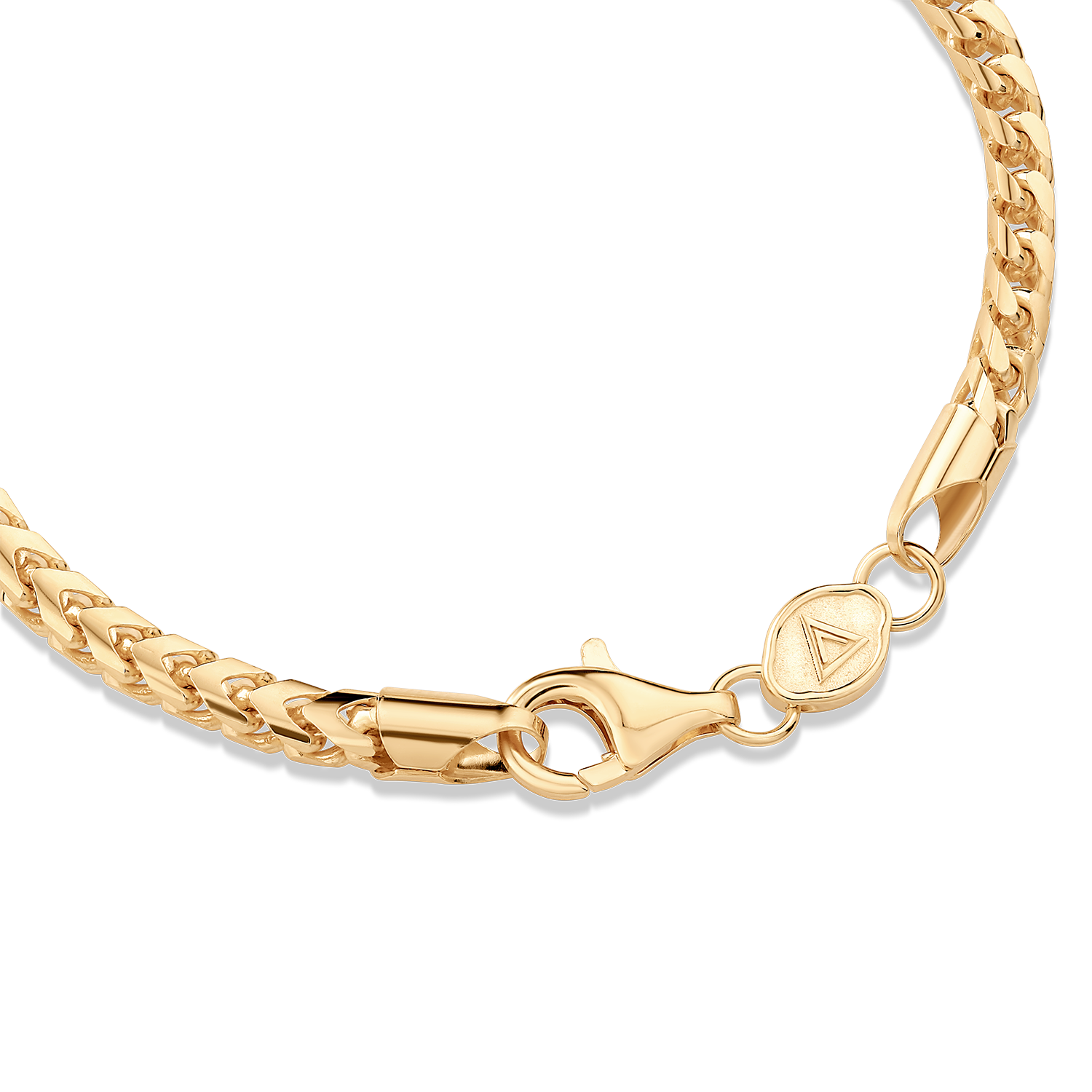 14k gold chain bracelet mens deals