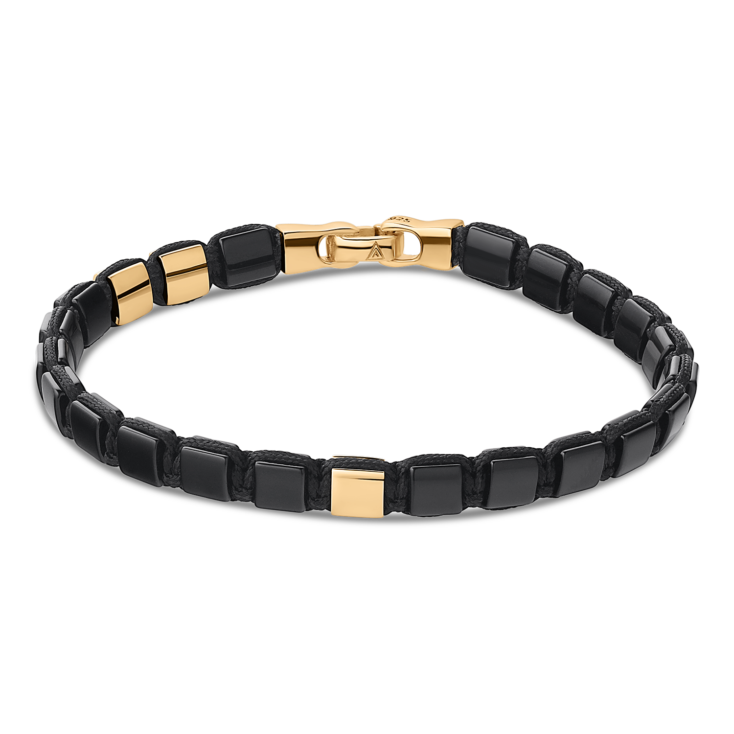 Cleopatra Beaded Bracelet with Sterling Silver Clasp | MANSSION