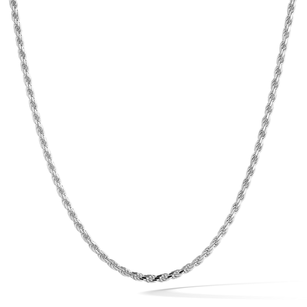 Sterling Silver Rope Chain – MANSSION