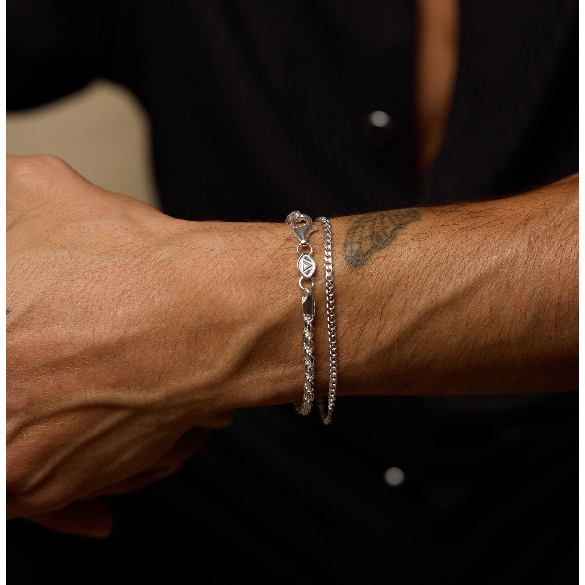 Cuban Rope Silver 3.5mm Rope; + 2.5mm Miami Cuban | MANSSION