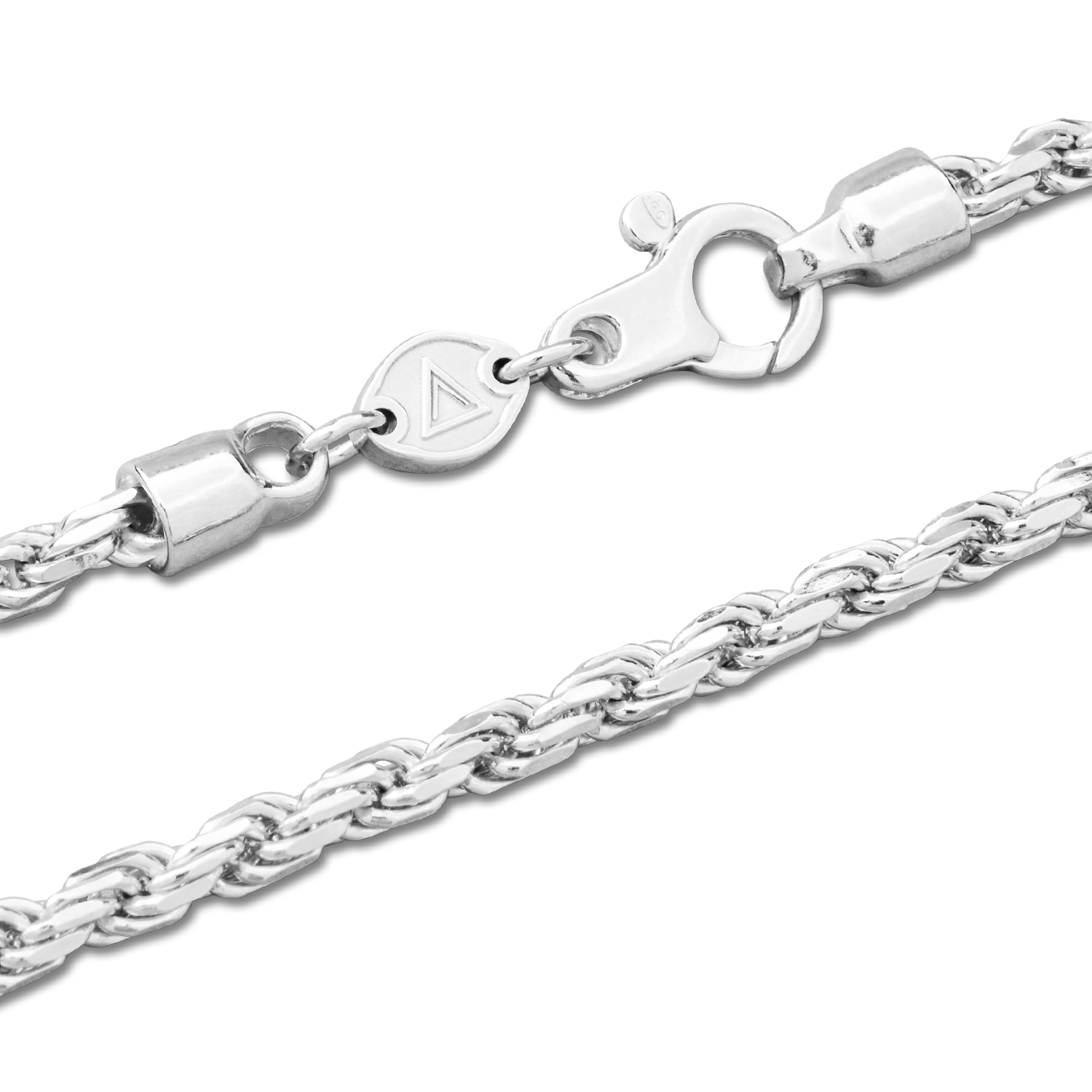 Sterling Silver Rope Chain Oxford Collection MANSSION