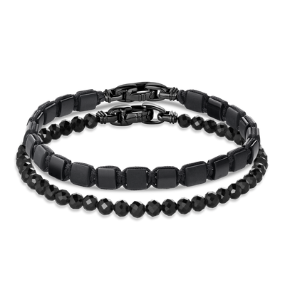 007 Stack, Rhodium/Sterling Silver