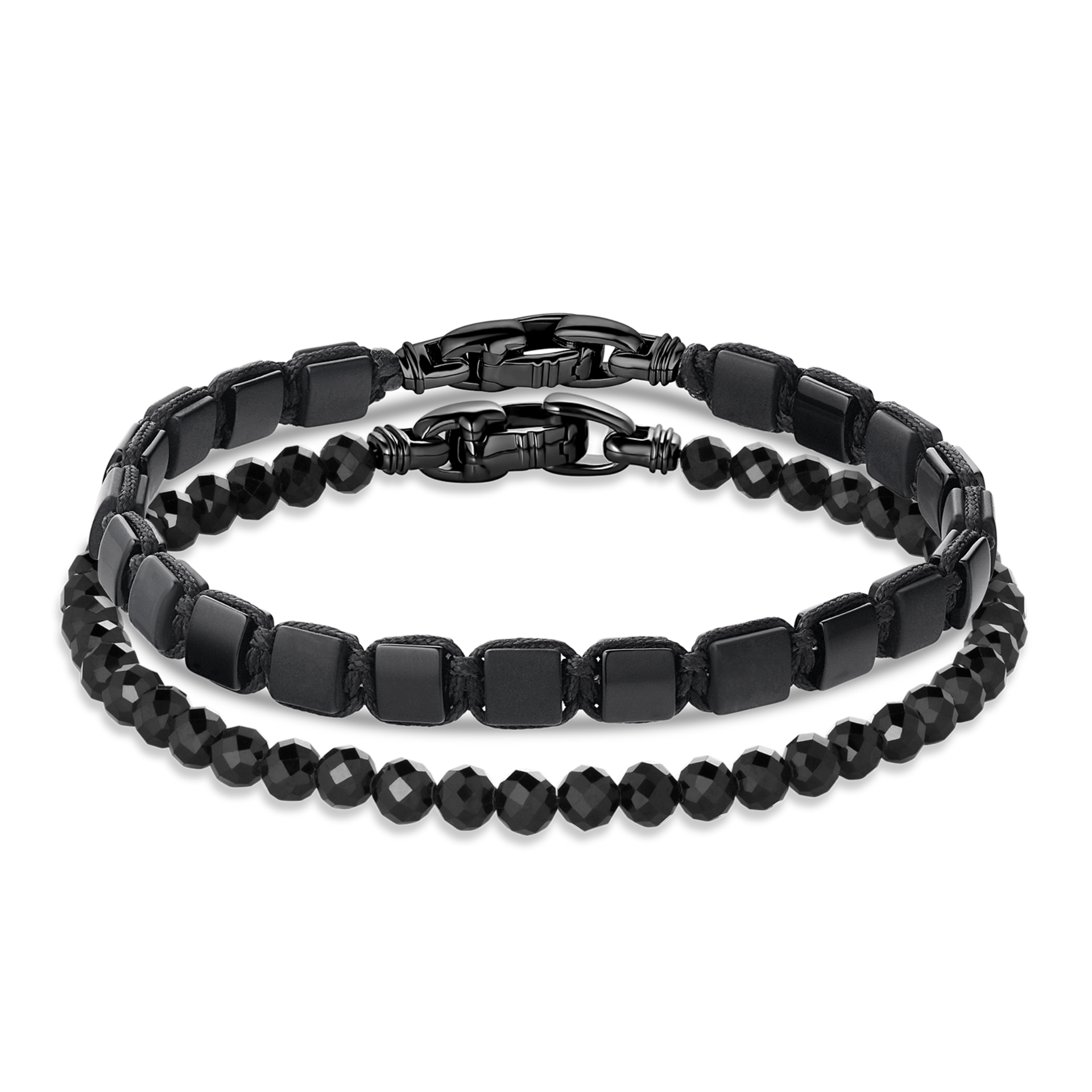 007 Bracelet Stack, Rhodium/Sterling Silver | MANSSION 007 Bracelet Stack, Rhodium/Sterling Silver | MANSSION