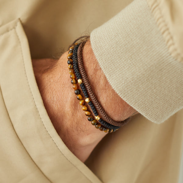 MANSSION Men's Redwood Stack Bracelet